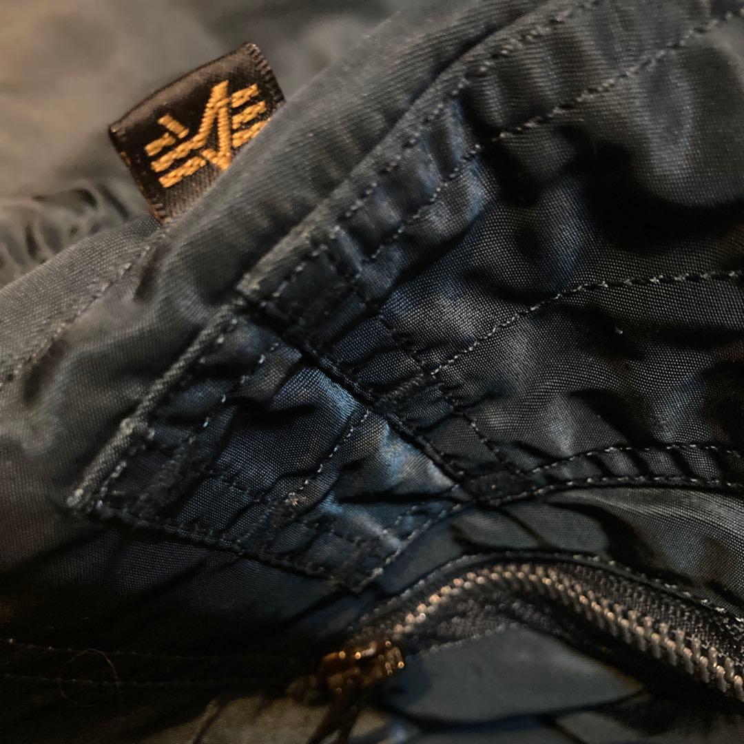 ALPHA アルファ MA-1 フライトジャケット ネイビー