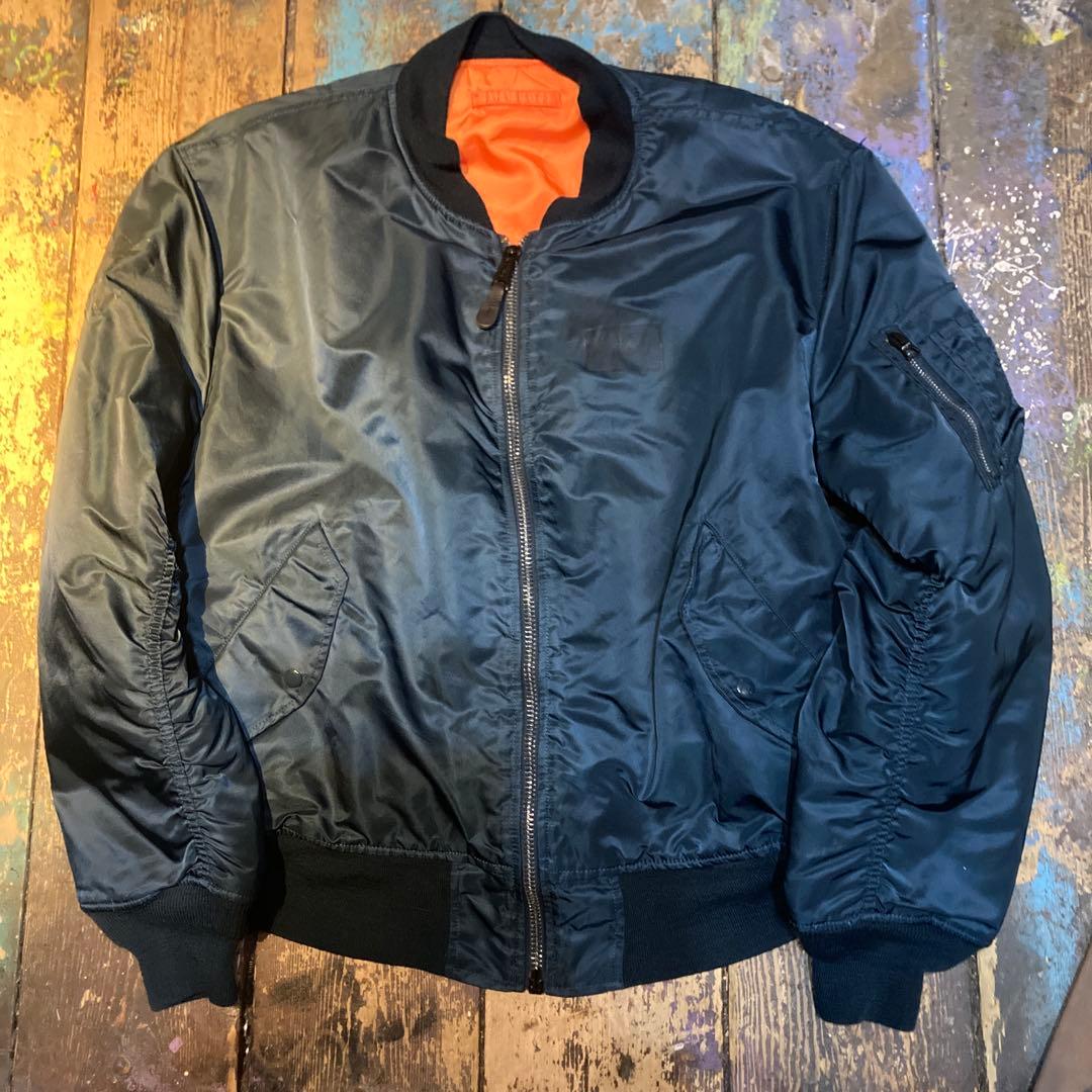 ALPHA アルファ MA-1 フライトジャケット ネイビー