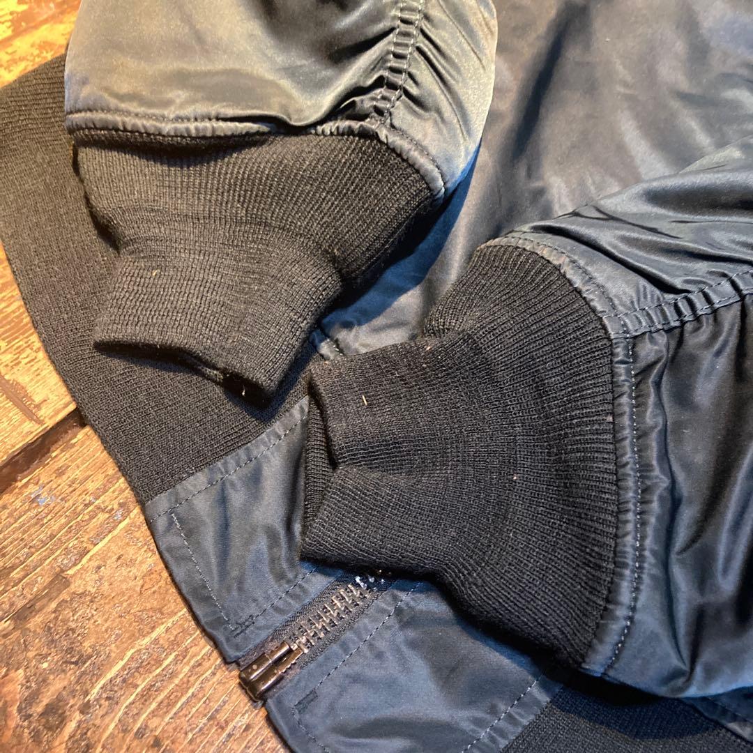 ALPHA アルファ MA-1 フライトジャケット ネイビー