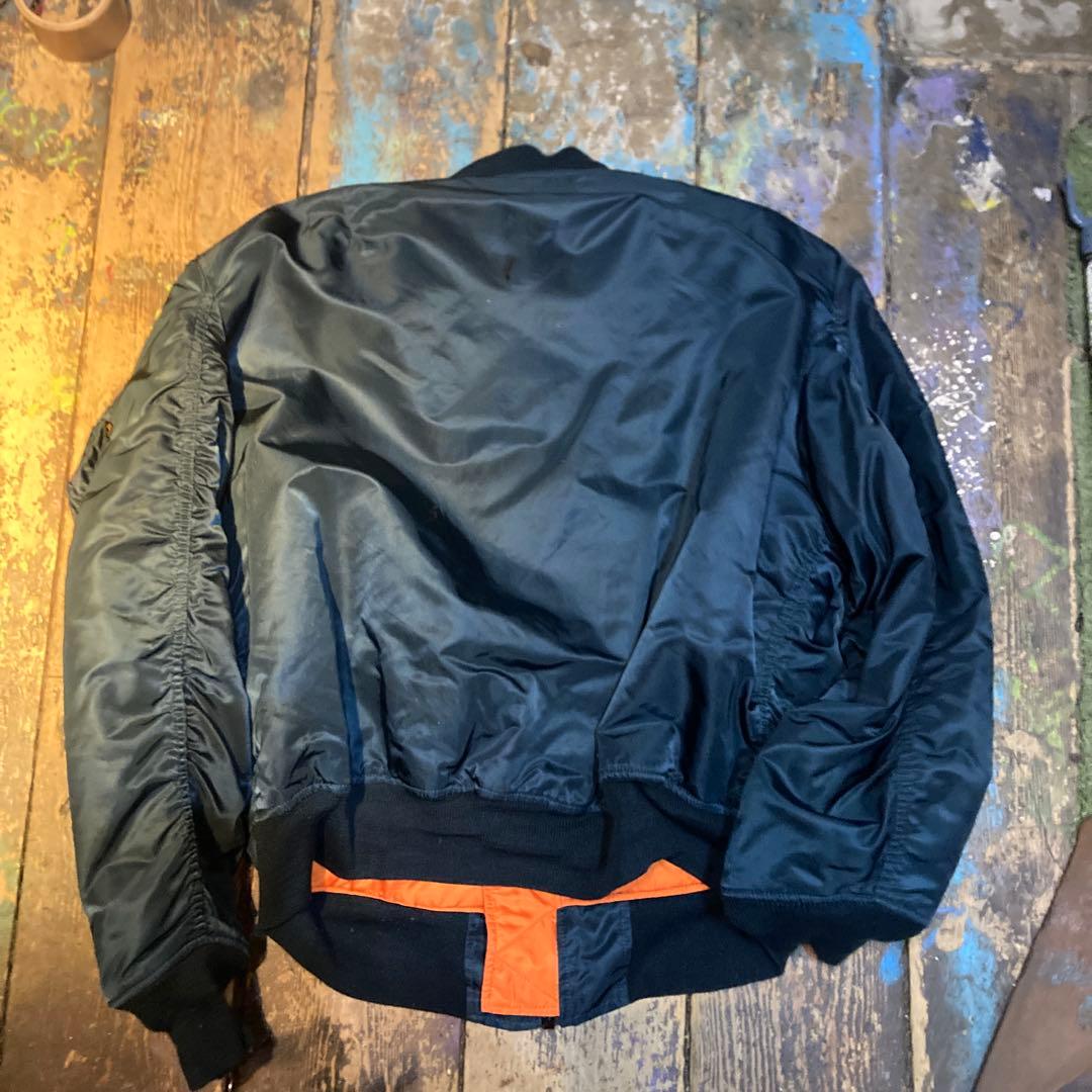 ALPHA アルファ MA-1 フライトジャケット ネイビー