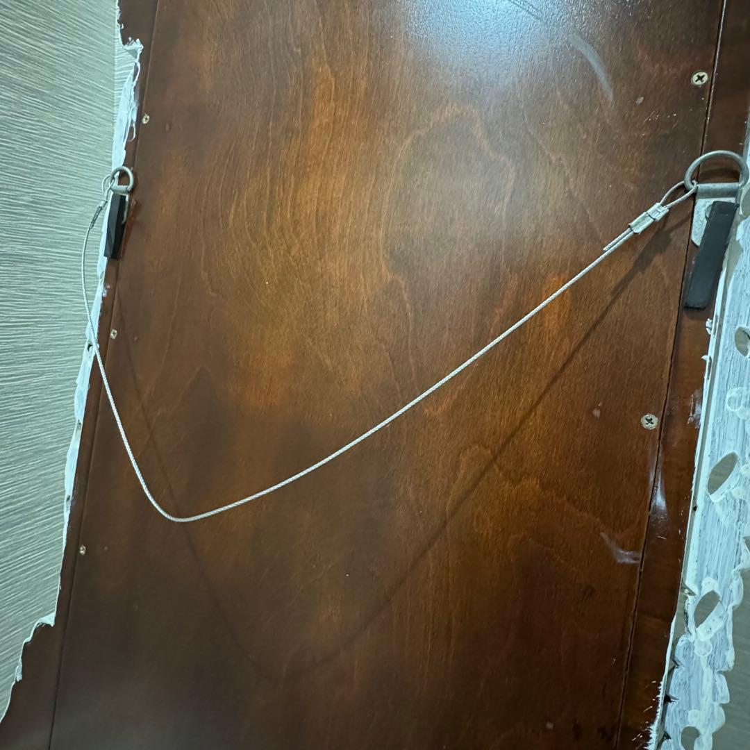 フランスアンティーク　大型　コンソール ミラー ヨーロピアン 木製 シャビー