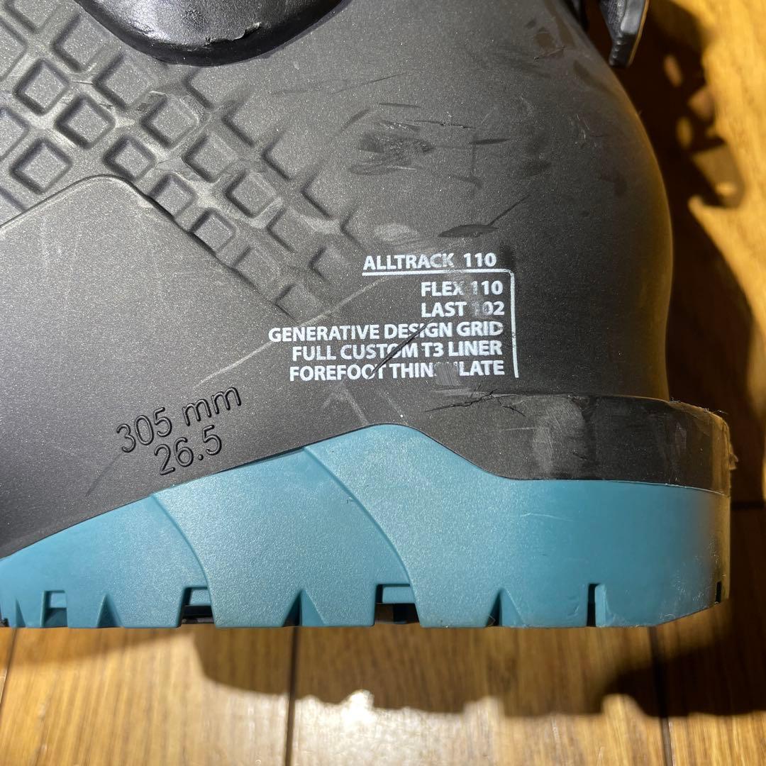 名機rossignol ALLTRACK110 26.0-26.5cmハイク切替