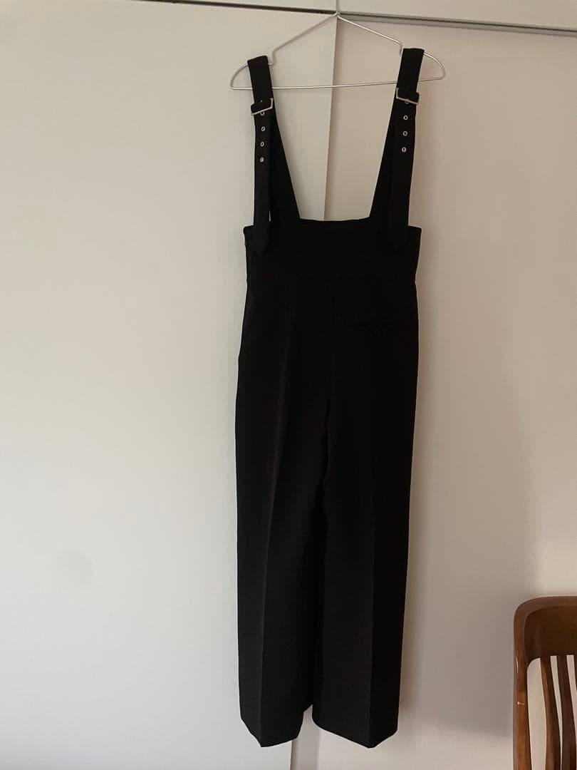 【週末セール】COLUMN｜ブラック サロペット estnation