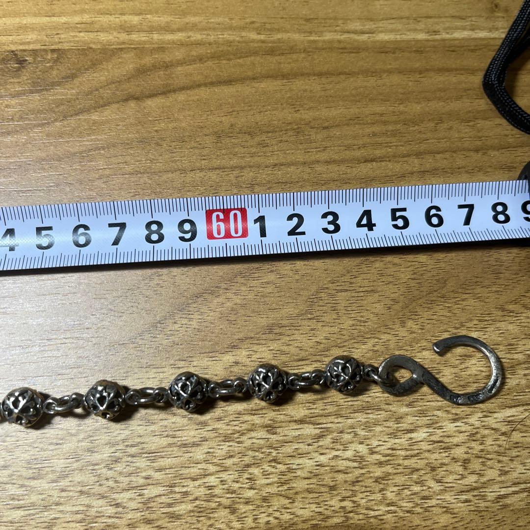 ビンテージシルバー925製ウォレットチェーン 約70cm