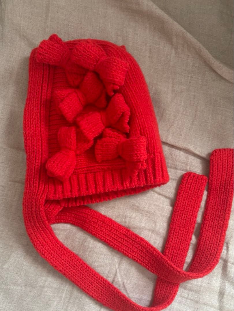 コムデギャルソンガール 赤帽子