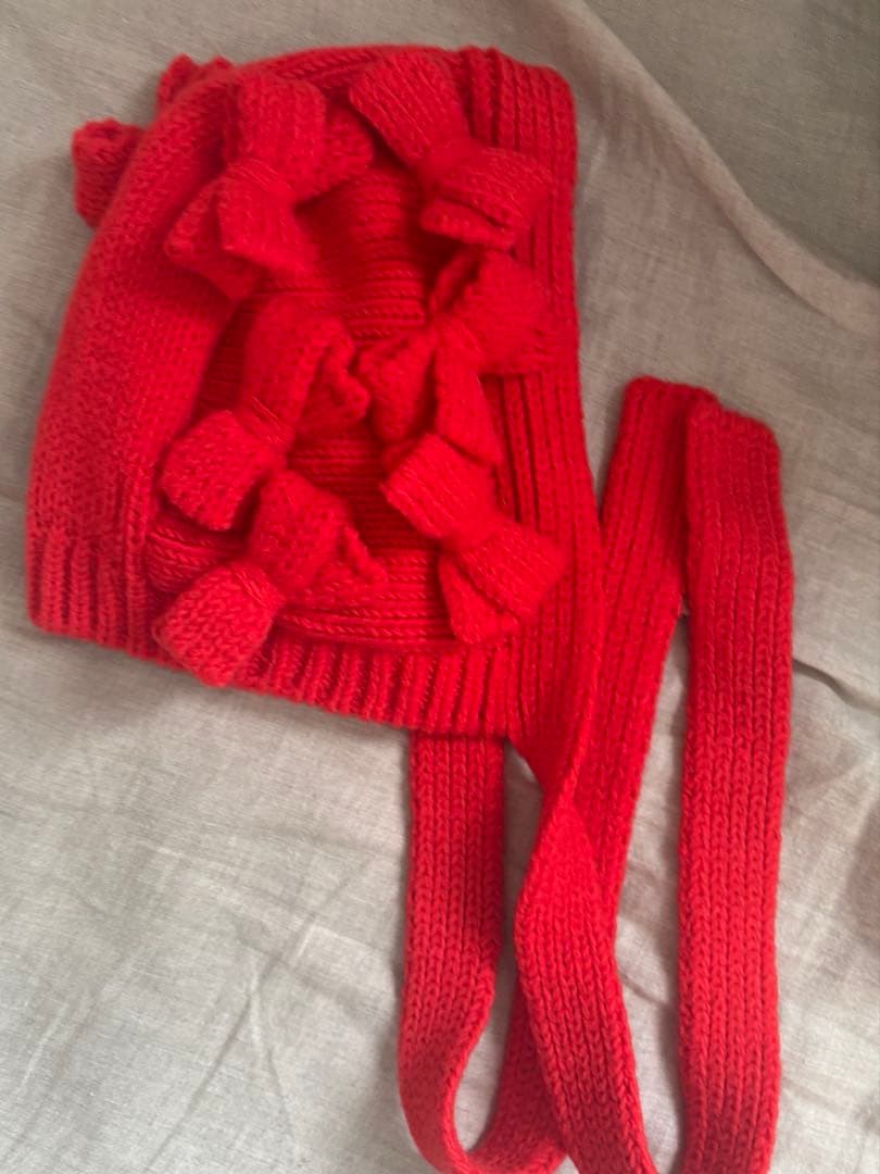 コムデギャルソンガール 赤帽子