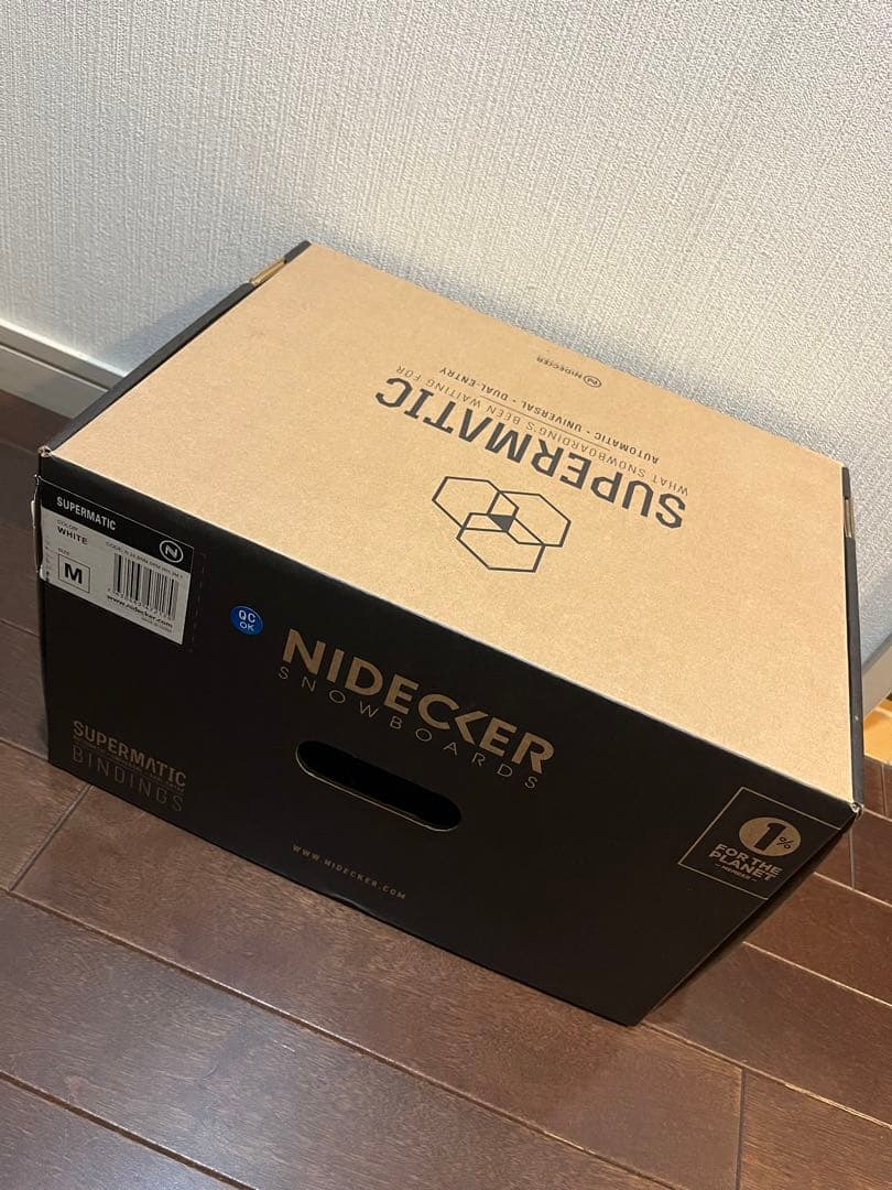 Nidecker Supermatic ホワイト Mサイズ
