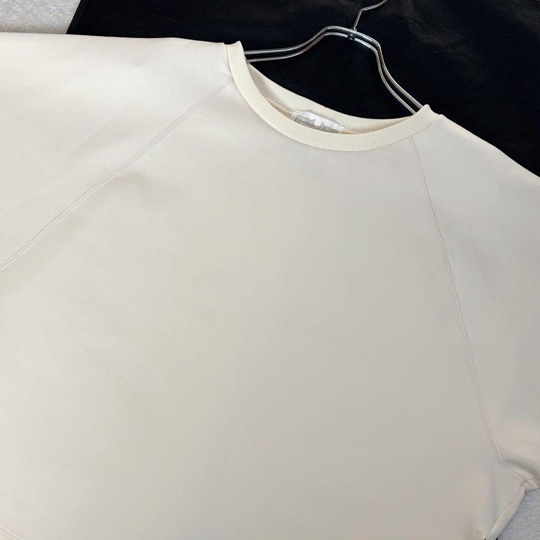 【24AW極美品】BEARDSLEY ダンボールサークルプルオーバー アイボリー