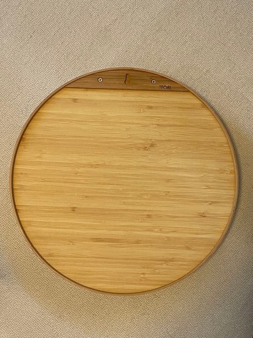 【美品】TEORI テオリ ウォールミラー ZERO壁掛けミラー M 乳白