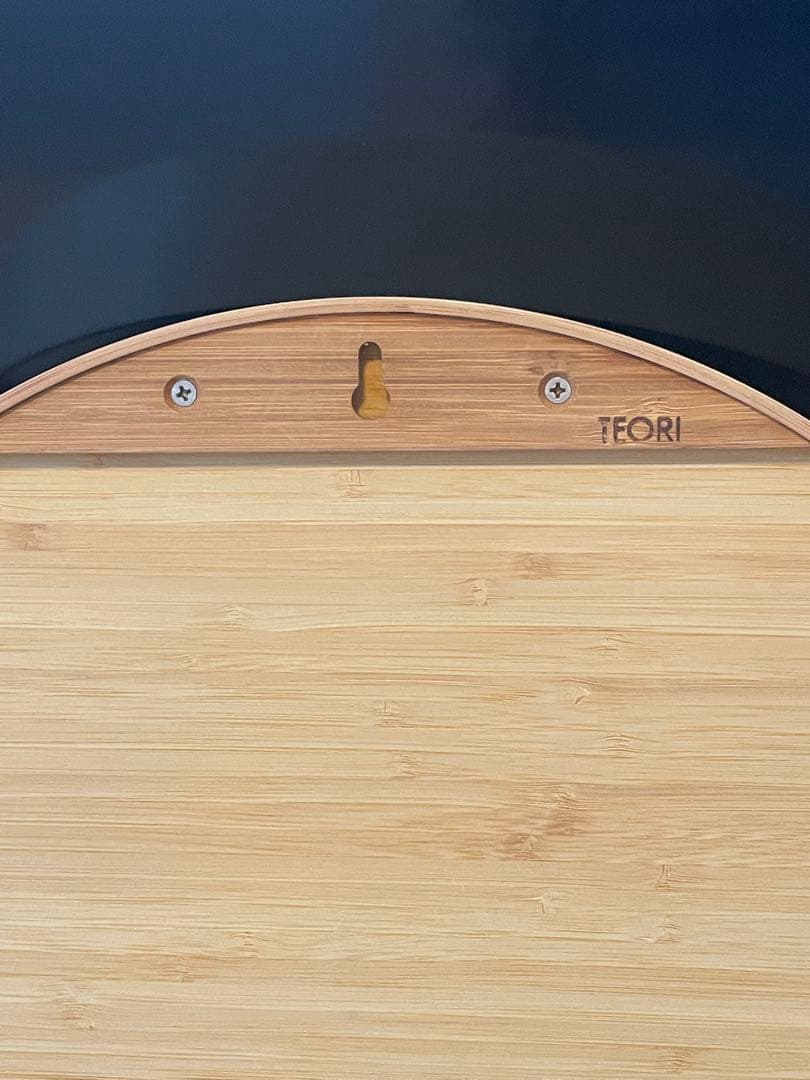 【美品】TEORI テオリ ウォールミラー ZERO壁掛けミラー M 乳白