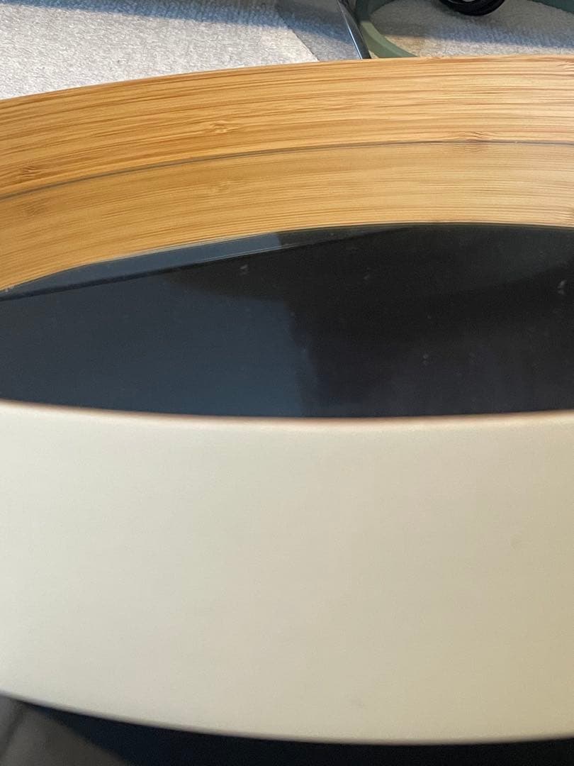 【美品】TEORI テオリ ウォールミラー ZERO壁掛けミラー M 乳白