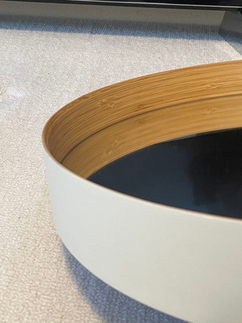 【美品】TEORI テオリ ウォールミラー ZERO壁掛けミラー M 乳白