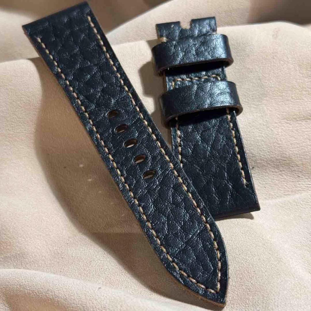 hor-207 バイソンcxl ブラック 腕時計ベルト ラグ幅26mm