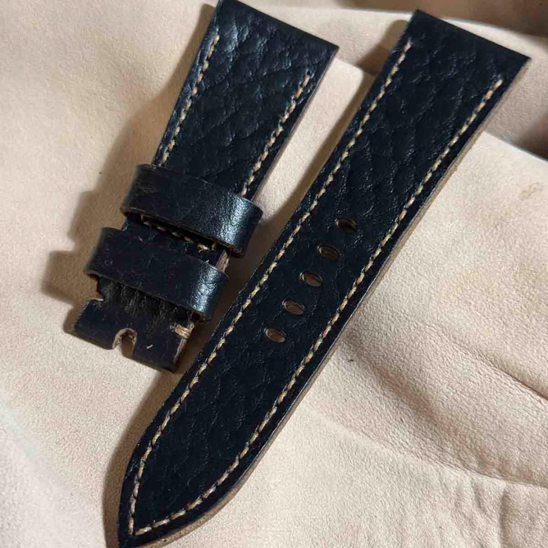 hor-207 バイソンcxl ブラック 腕時計ベルト ラグ幅26mm