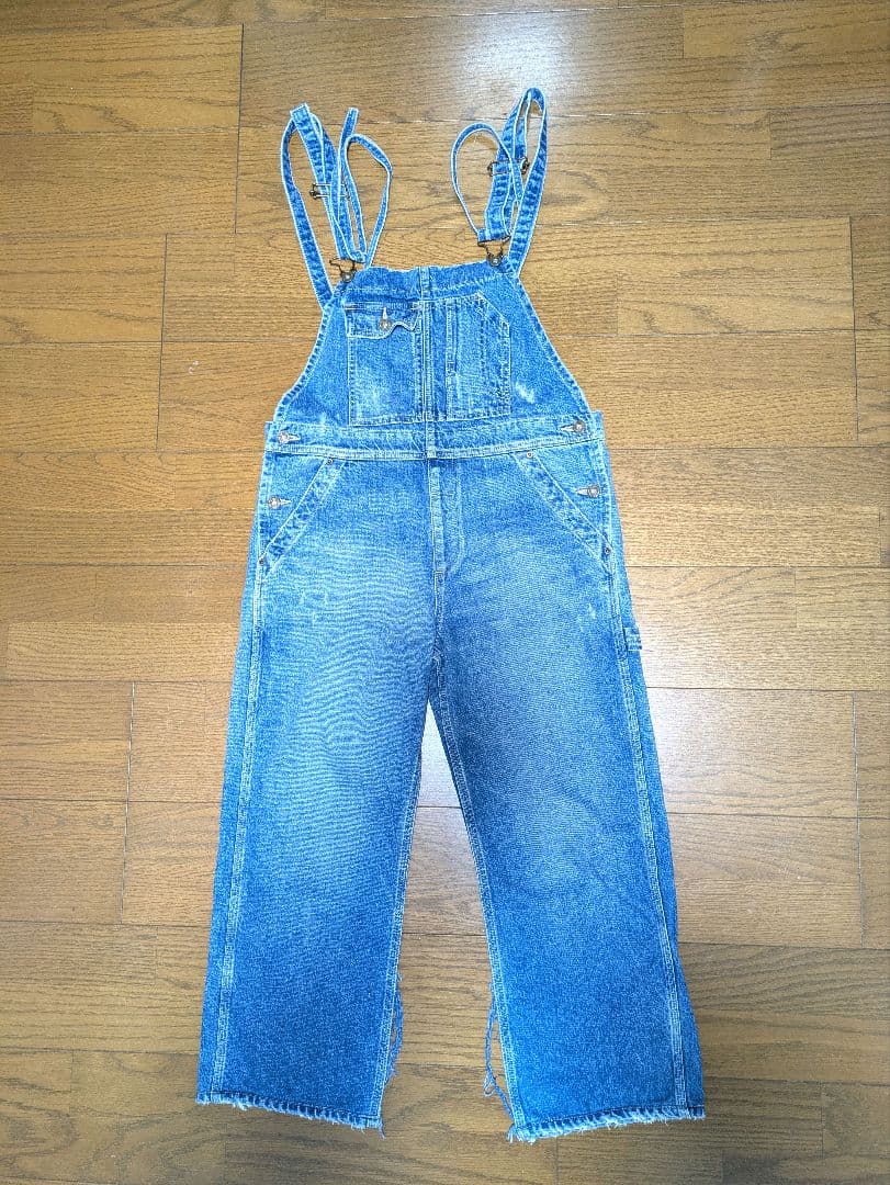 セール【美品】アパルトモン　デニムオーバーオール 34
