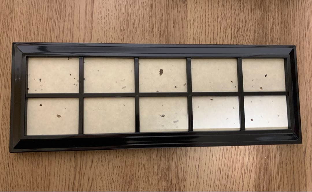 12月15日迄価格　松花堂弁当箱10個セット　大寿弁当黒渕朱　源氏長手未開封品