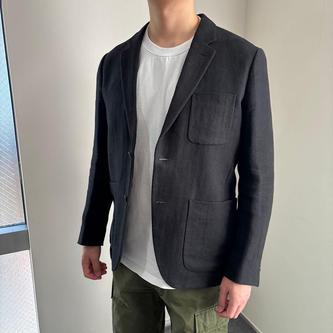 ポ*コ様 【美中古】マーガレットハウエル　Lサイズ　メンズ　テーラードジャケット