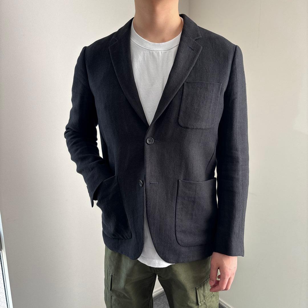 ポ*コ様 【美中古】マーガレットハウエル　Lサイズ　メンズ　テーラードジャケット