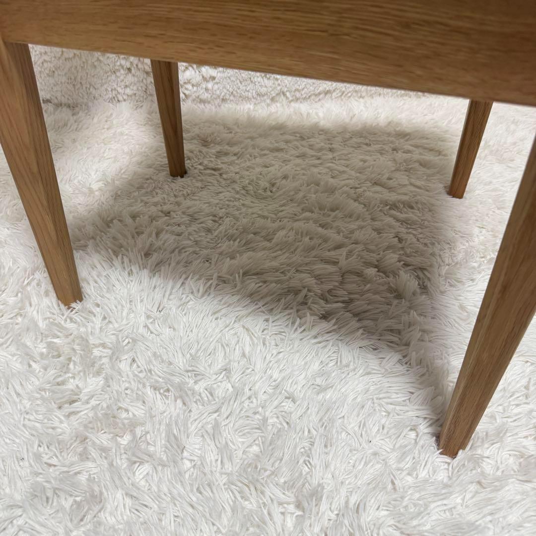 【美品】日進木工　ジャガード織りファブリック　ダイニングチェア　飛騨家具　高山②