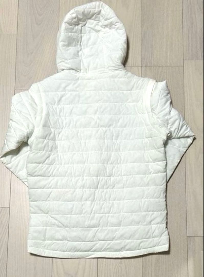 ビームスゴルフ　ホワイト中綿アウター　2way M