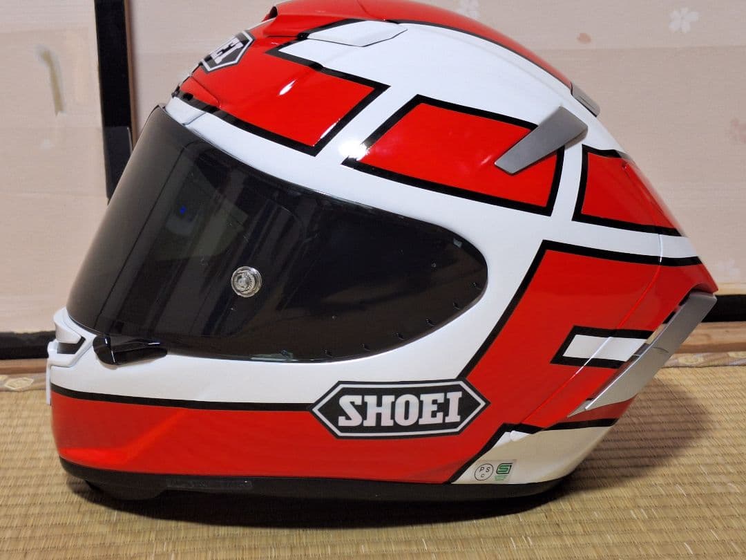 SHOEI　X 14　X fourteen 　L 　グンレプリカ　バリバリ伝説