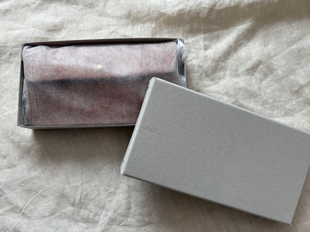 safuji 長財布（ホック）キャメル