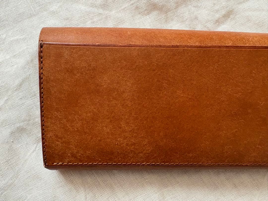safuji 長財布（ホック）キャメル