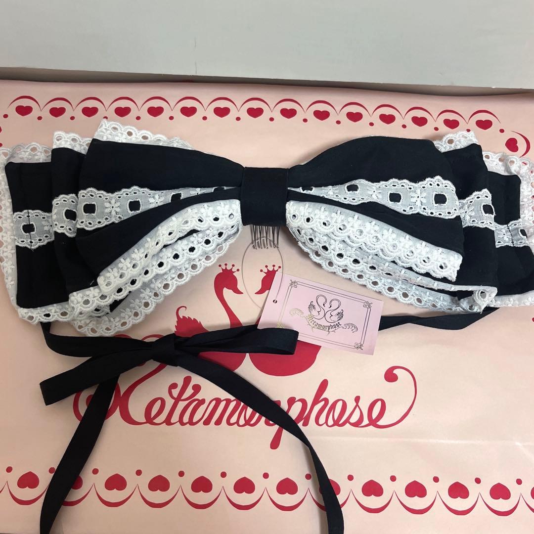 morphose メタモルフォーゼ ワイヤー入り リボンヘッドドレス