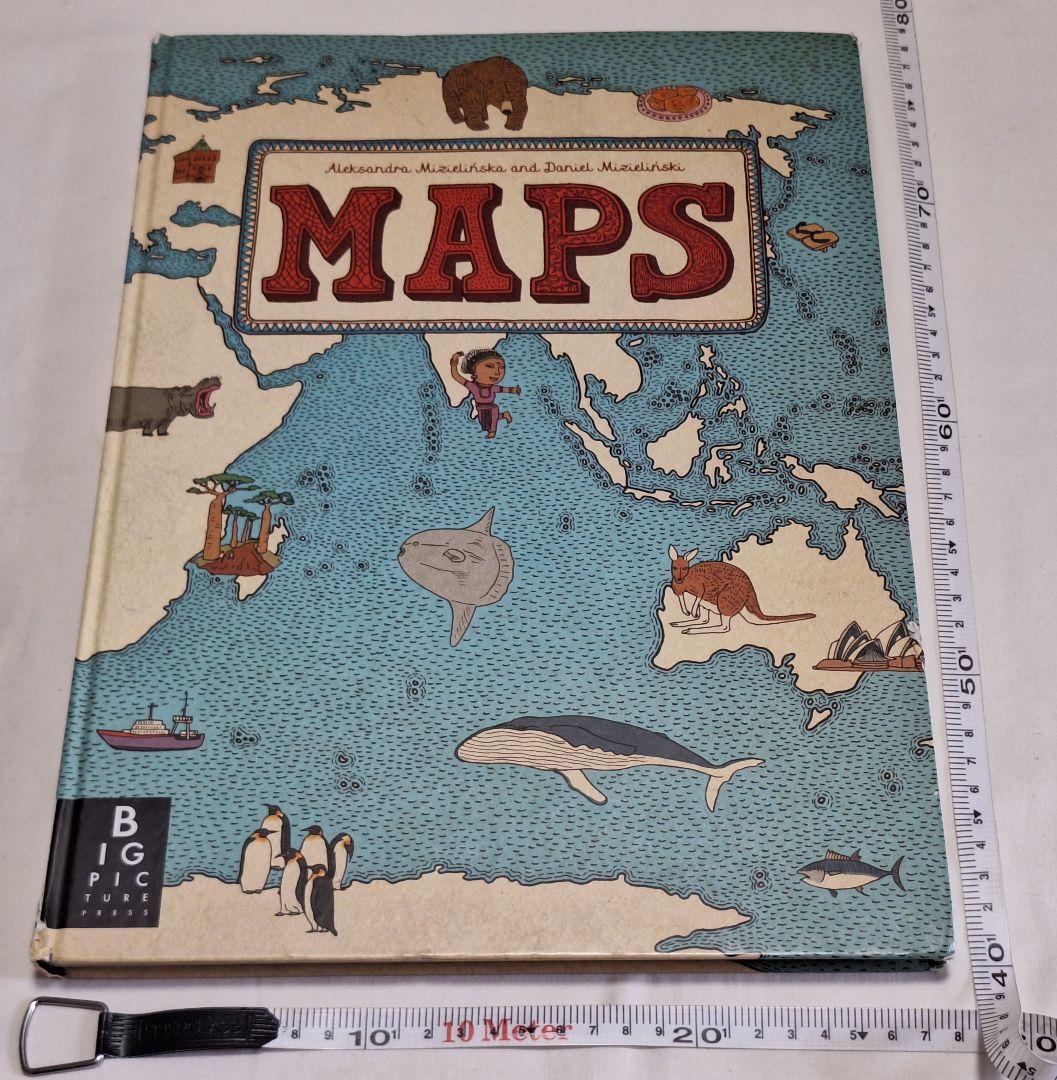 ☆洋書☆MAPS☆地図絵本☆世界地図☆大判☆英語絵本☆