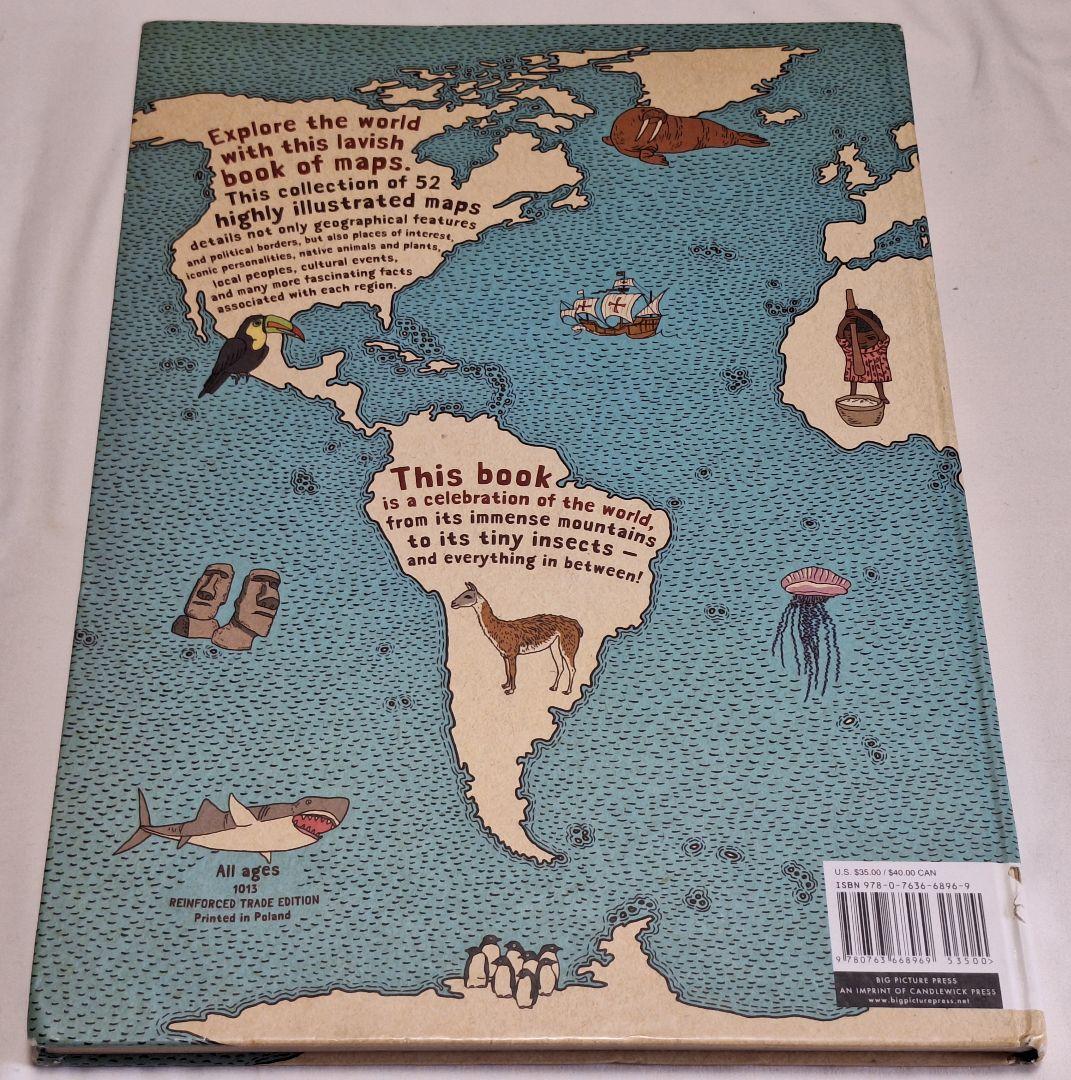 ☆洋書☆MAPS☆地図絵本☆世界地図☆大判☆英語絵本☆