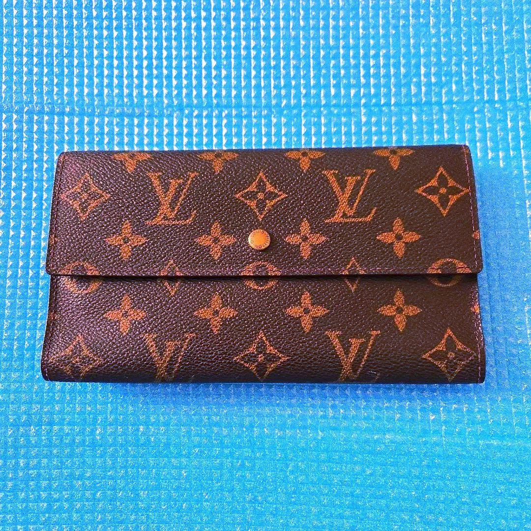 ☆美品☆ ルイヴィトン Louis Vuitton モノグラム 三つ折り財布