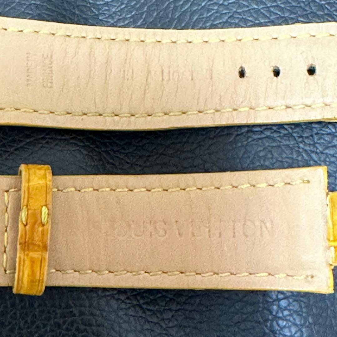 ルイヴィトンタンブール用純正アリゲーターベルト LOUIS VUITTON