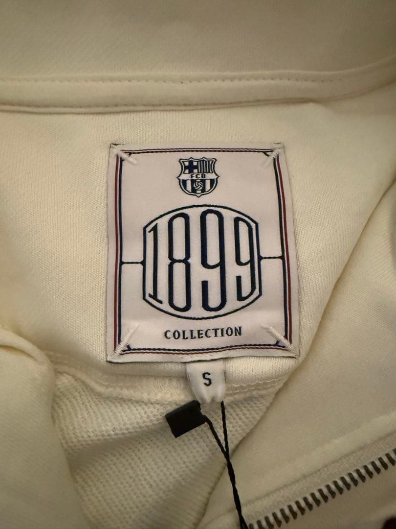 【新品未使用】FCバルセロナ ホワイト ハイネック トレーナー