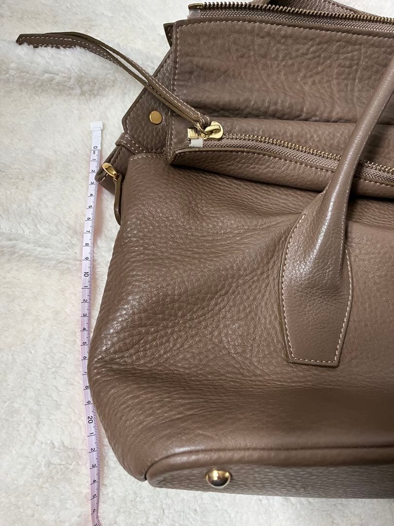 【極美品】Beato Rosso レザー　ビジネス　トートバッグ 2way 茶色