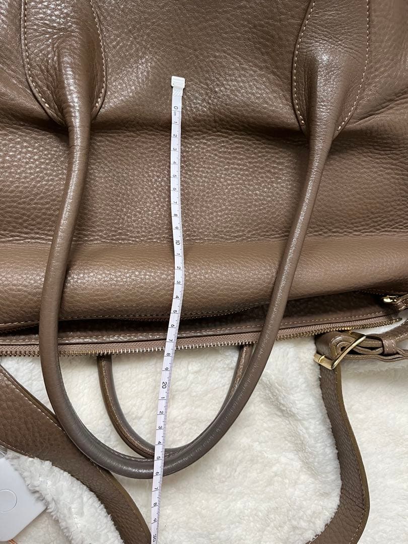 【極美品】Beato Rosso レザー　ビジネス　トートバッグ 2way 茶色