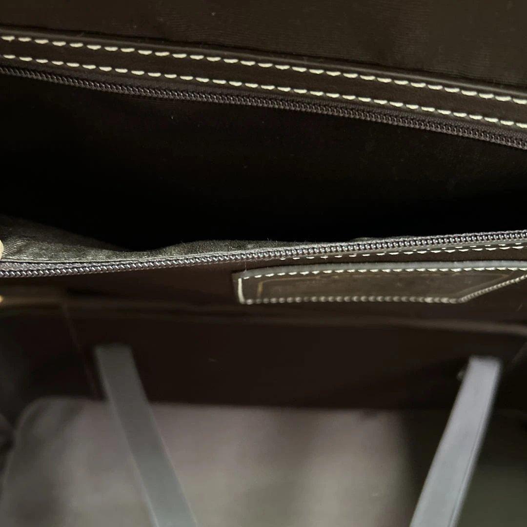 COACH 中型キャリーケース ブラウン/ベージュ／二輪