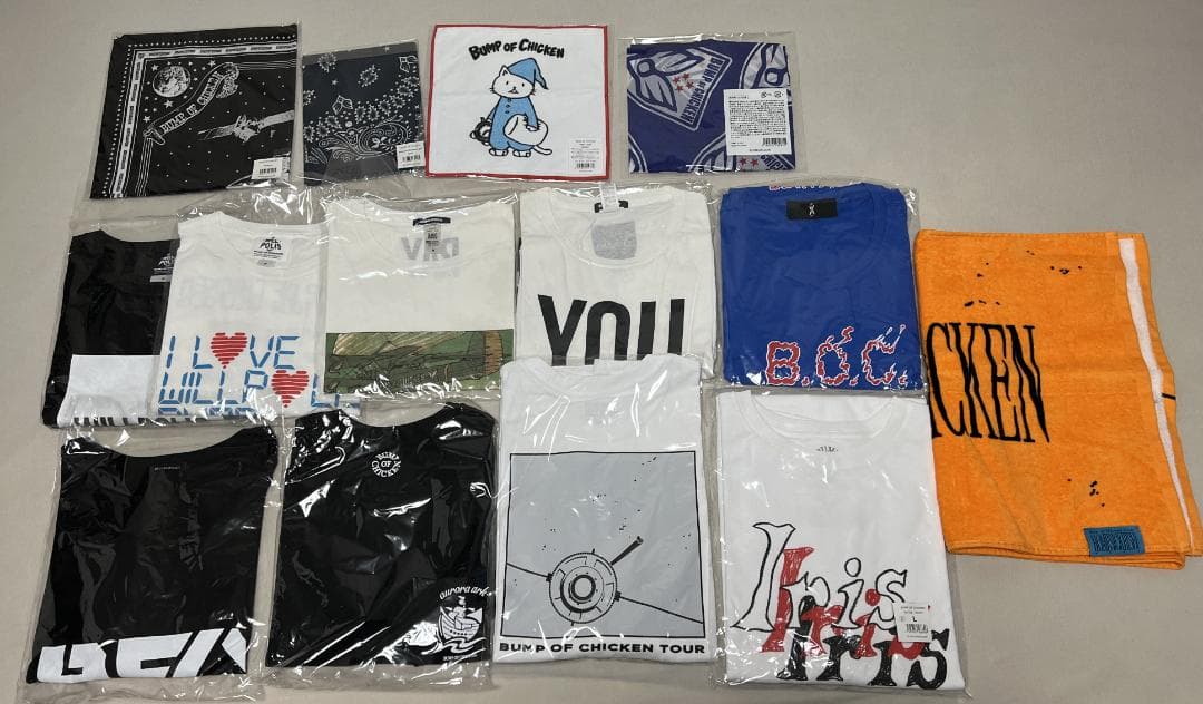 つ*ぅ様 BUMP OF CHICKEN Tシャツ まとめ売り　バンダナ　ハンカ