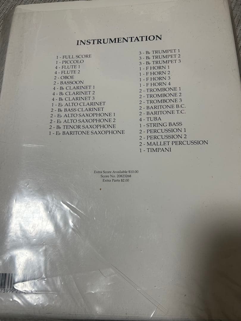 美女と野獣　ハイライト　吹奏楽　楽譜