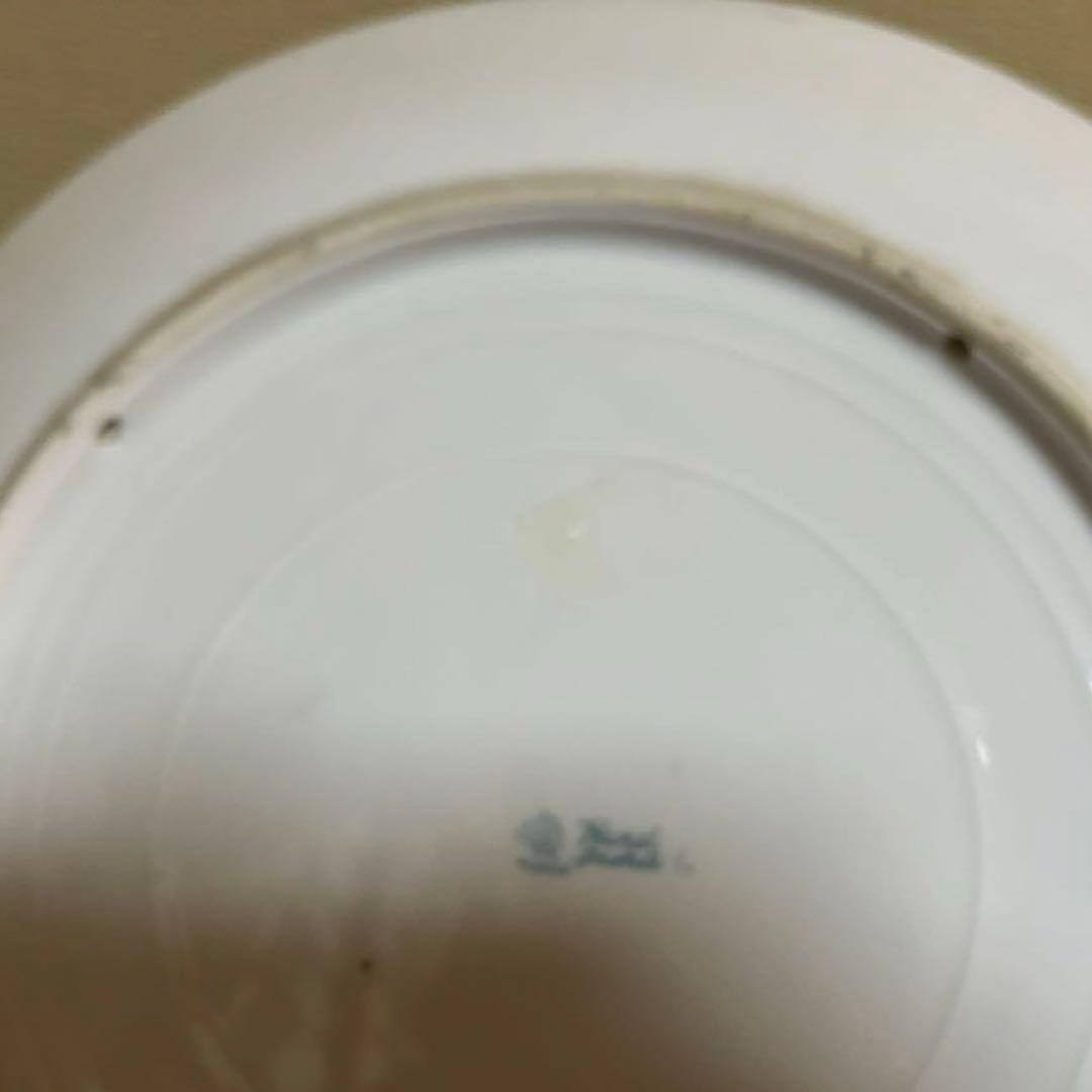 オールドノリタケ　飾り皿 金盛り　風景　メープルリーフ印　里帰り　骨董　明治