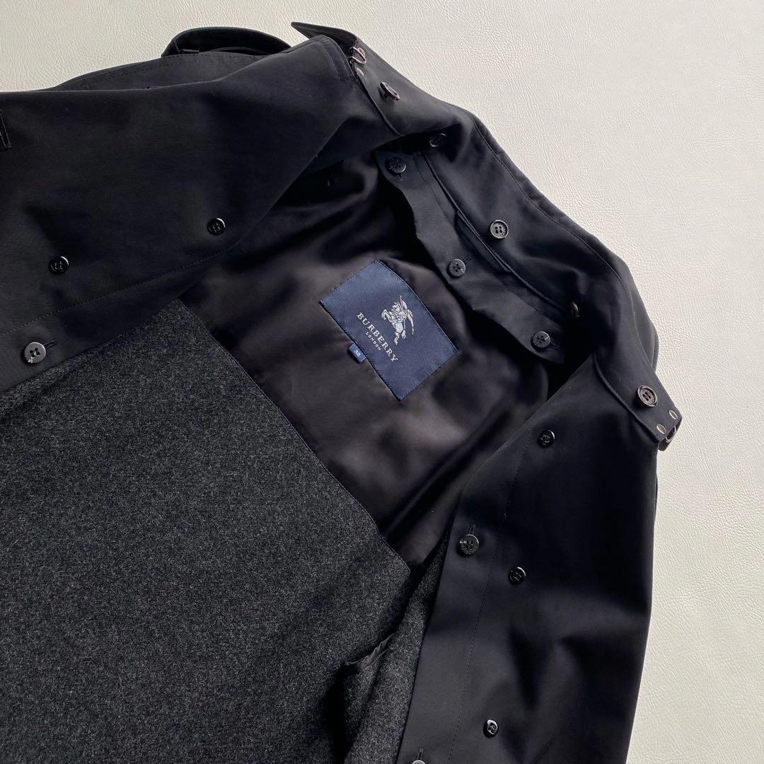 綺麗です】バーバリーロンドン トレンチ 38 メガチェック ファー　ライナー付