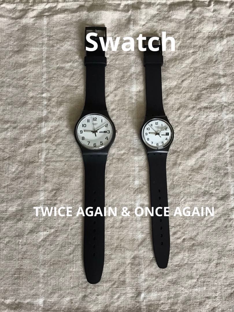 Swatch TWICE AGAIN & ONCE AGAIN 2本セット