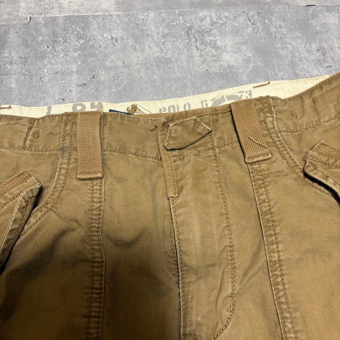 ポロバイラルフローレン　パラシュート　カーゴパンツ　ミリタリー　38×30