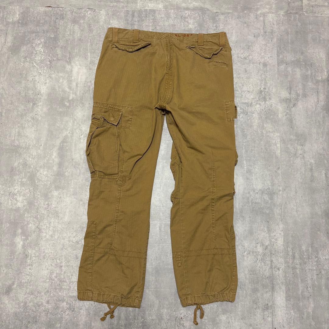 ポロバイラルフローレン　パラシュート　カーゴパンツ　ミリタリー　38×30