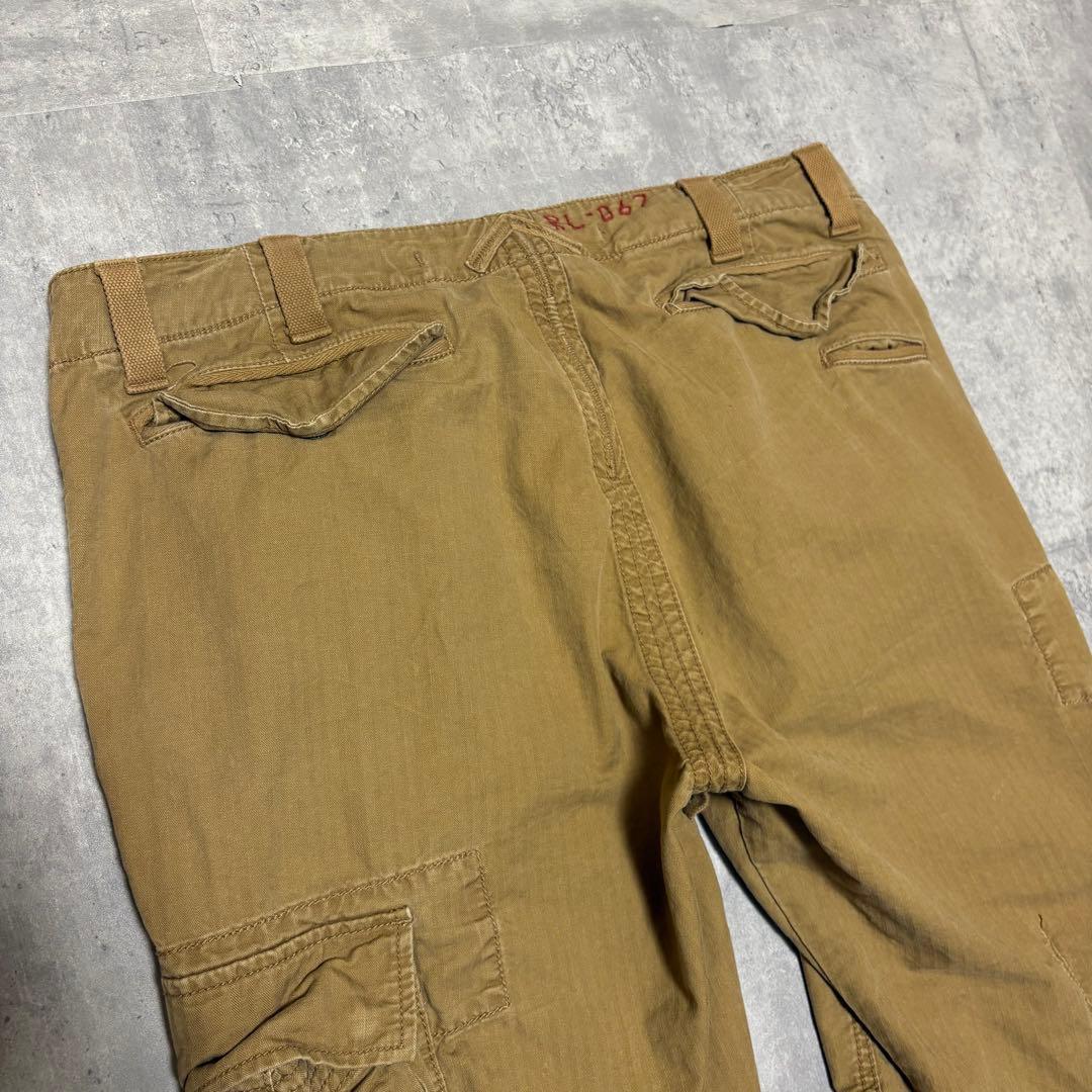 ポロバイラルフローレン　パラシュート　カーゴパンツ　ミリタリー　38×30