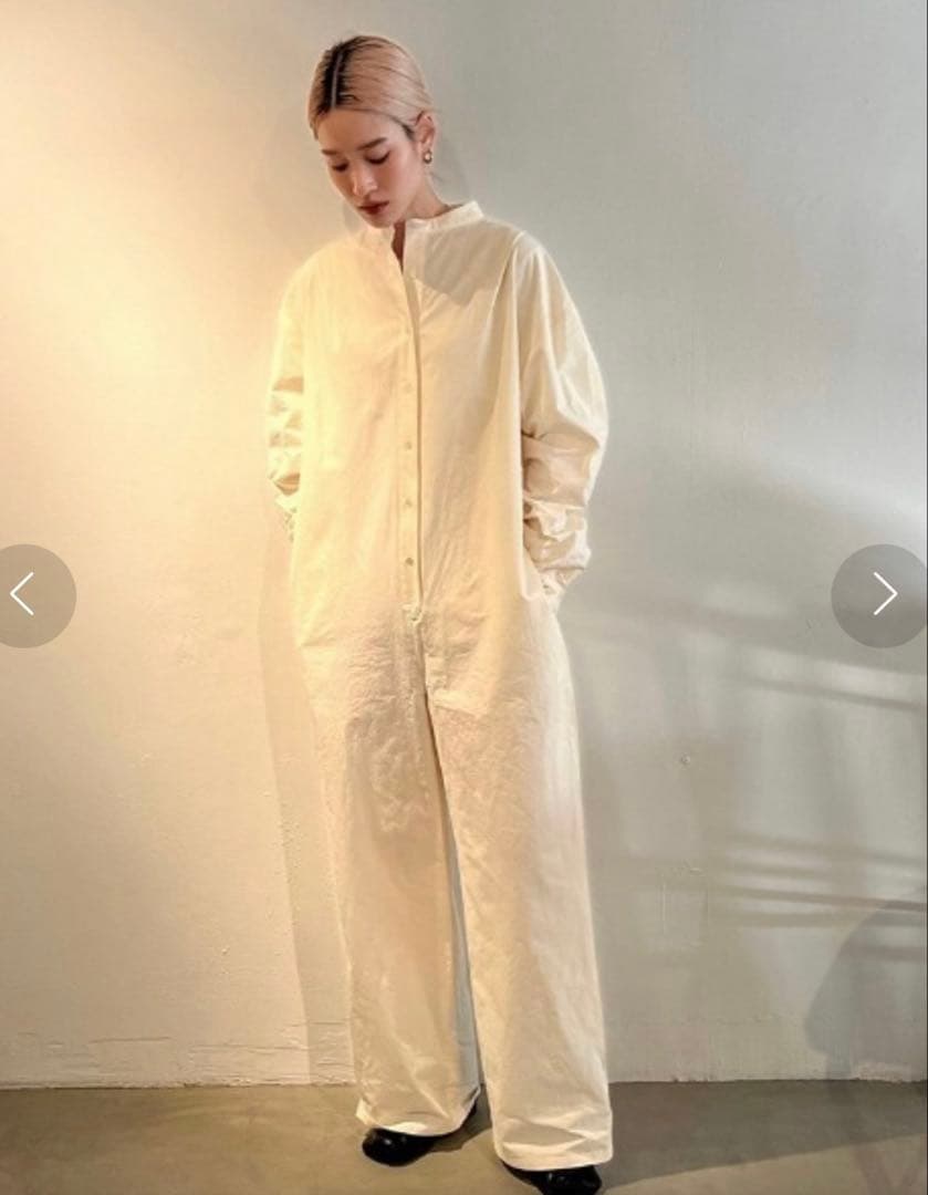 todayful タイプライターシャツコンビネゾン