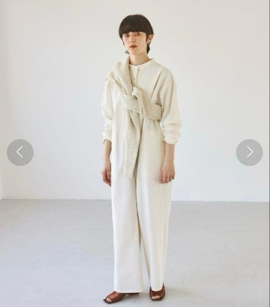 todayful タイプライターシャツコンビネゾン