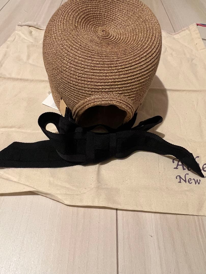 Athena New York 麦わら帽子 UVカット付き