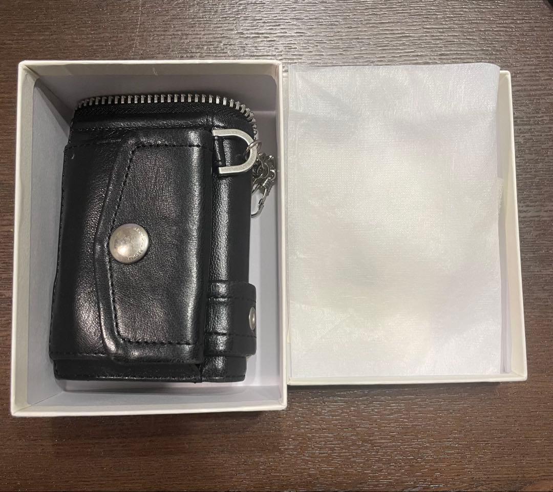 beautiful people 三つ折り財布 黒　ウォレット　ブラック　箱付き