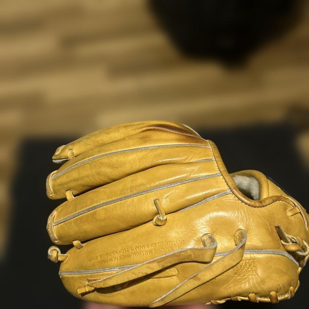 革*K様 Xanax 硬式グローブ イエロー レザー