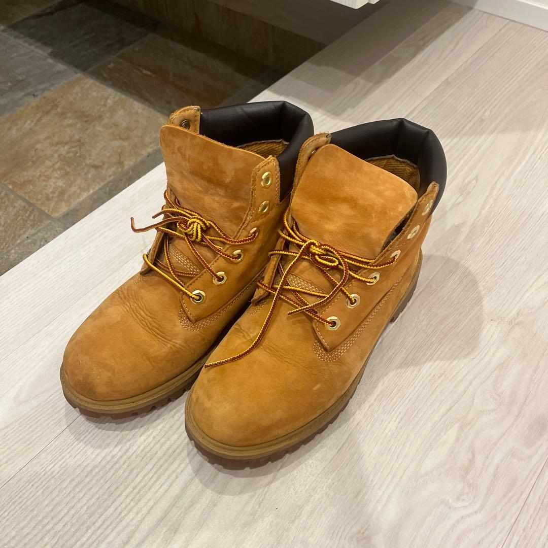Timberlandティンバー ハイカットブーツ ベージュ